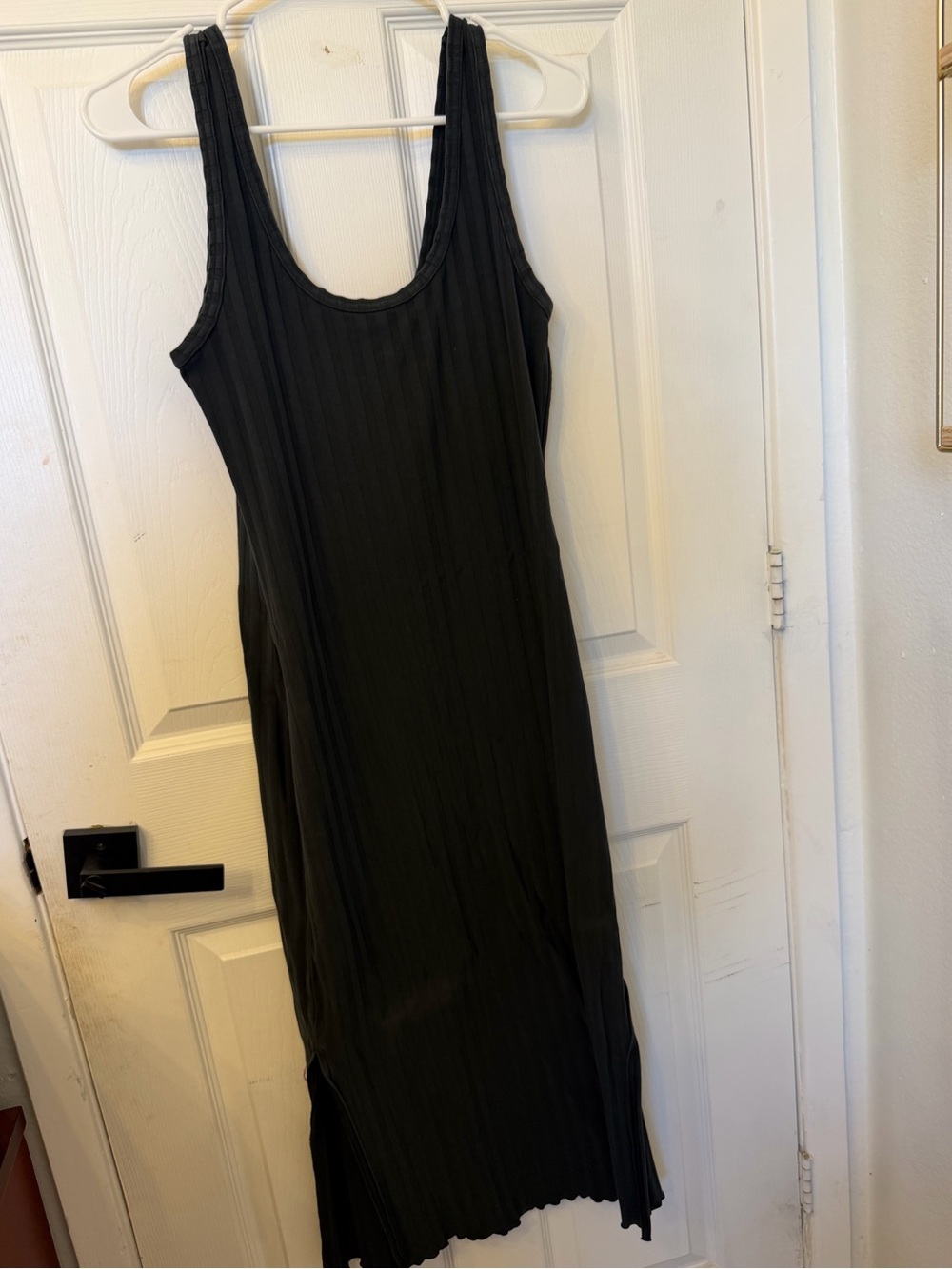 Aerie Women's Ribbed dress - washed black - Picture 3 of 3